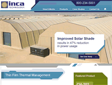 Tablet Screenshot of incatech.com